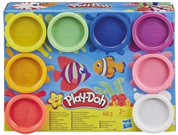 PACK 8 POTS PLAY-DOH ASSORTITS
