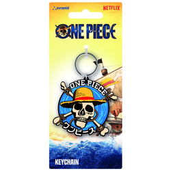 Llavero Logo Banda Sombrero De Paja One Piece 6Cm 20 Unidade