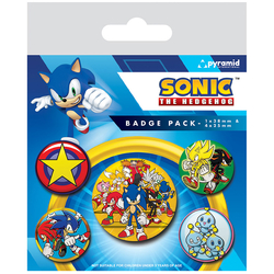 Sonic: The Hedgehog - Pack De Chapas Speed Team