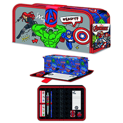 Set De Papelería Y Estuche Avengers (Hero Club) 20 X 11 X 6,