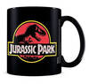 Taza Pyramid Jurassic Park Logo