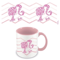 Taza Silueta Barbie Head Rosa 315Ml