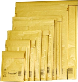 PAQ/10 BOLSA KRAFT ACOLCHADA AK-12 AUTOADHESIVA 120X215