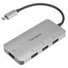 Adaptador Targus Usb-C A 4Xusb 3.0 Plata
