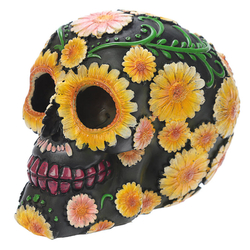 Figura Calavera Da¡A De Los Muertos Margaritas 11Cm