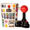 Taza Asa 3D Joystick Pixel Game Over