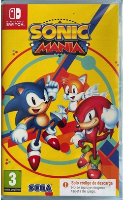 Sonic Mania Code in a Box Switch