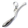 Colgante charm Nimbus 2000 Broomstick Harry Potter plata