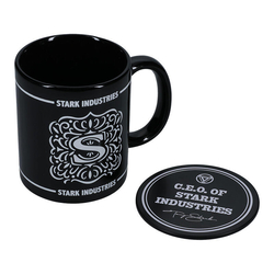 Set Taza Y Posavaso Stark Industries 300 Ml