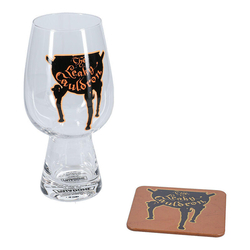 Set Vaso Y Posavaso El Calderon Chorreante 550 Ml