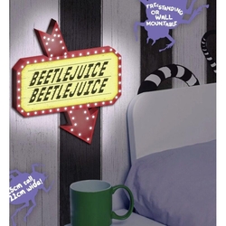 Lámpara Cartel De Beetlejuice 22 X 25 Cm