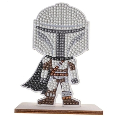 CRYSTAL ART BUDDY MANDALORIAN STAR WARS