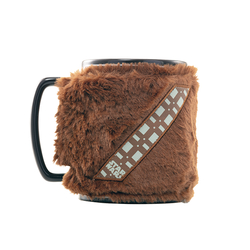 Taza Con Funda De Peluche Chewbacca 440 Ml