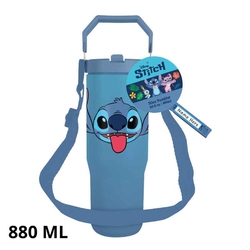Lilo & Stitch - Taza De Viaje 880 Ml Con Cuerda Stitch