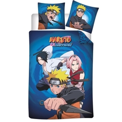Funda Edredón Algodón Naruto Shippuden Cama 90Cm