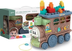 TREN DE ARRASTRE ABC MULTIACTIVIDAD 2 EN 1 19 PIEZAS GIROS