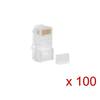 CONECTOR DE RED RJ45 LANBERG PLU-6000 - PARA CABLEADO UTP CA
