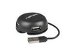 Hub Natec Bumblebee 4 Puertos Usb 2.0 Negro