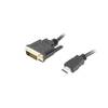 CABLE HDMI A DVI-D(24+1) LANBERG CA-HDDV-20CU-0018-BK - CONE