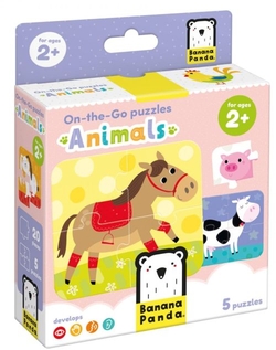 ON THE GO PUZZLE ANIMALS 2 YEARS