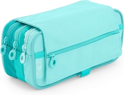 PORTATODO TRIPLE CON SOLAPA BLUSH COLOR VERDE
