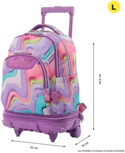 MOCHILA CON CARRO TIZA FERRI