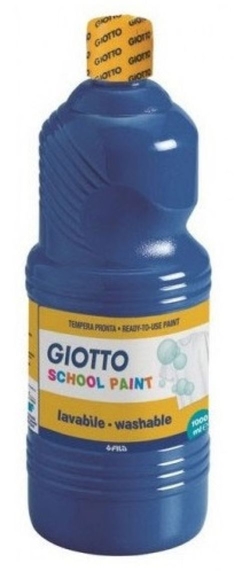 POT TEMPERA ESCOLAR GIOTTO 500ML BLAU ULTRAMAR