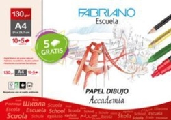 MINIPACK 10+5 LAMINAS DESENHO FABRIANO A4 130G