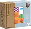 12 CUBES SERIGRAFIADOS EN FORMES CASAS