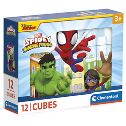 Puzzle Cubo Spidey And His Amazing Friends Marvel 12Pzs