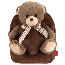 Mochila + Peluche Oso Tommy 26Cm