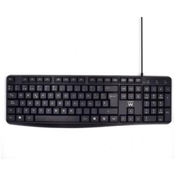 Teclado Ewent Ew3001 Usb Negro Escritura Silenciosa