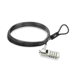 Ewent Candado Para Portátil Con Combinación Wedge