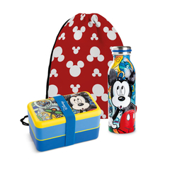 Set De Fiambrera Con Botella Térmica Mickey Mouse Forever &
