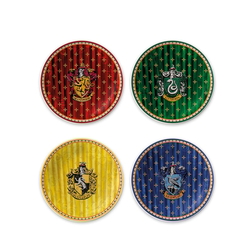 Set De 4 Platos De Postre Casas De Hogwarts