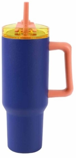TAZA DE VIAXE 1200 ML COR AZUL