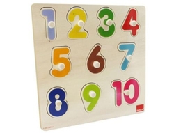 PUZLE NUMEROS.(10 PZAS)