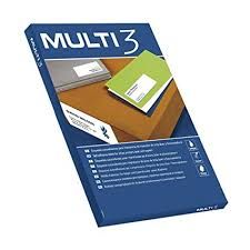 C/100 FEUILLES ETIQUETAS FT/IM 105X70 MULTI3 CANTOS RECTOS