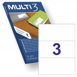 C/100 FEUILLES ETIQUETAS FT/IM 210X99 MULTI3 CANTOS RECTOS