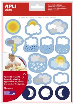 BLISTER 3 FEUILLES GOMETS LE TEMPS AUTOADHESIVOS