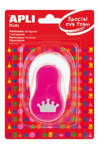 FURADOR PAPEL E BORRACHA EVA CORONA COR-DE-ROSA 25,4MM
