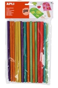 BORSA 25 PALOS POLO REDONDOS COLORS ASSORTITS 150X5MM