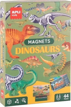 Juego magnetico educativo dinosaurios 44 piezas