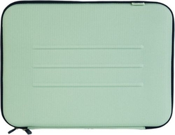Funda para ordenador portátil semirigida serie 1918 color verde, medidas; 34,5x25cm