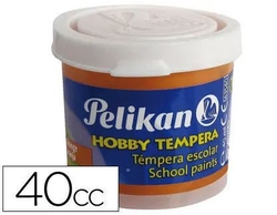 C/6 POTS TEMPERA PELIKAN 40ML COLOR TARONJA Nº59B
