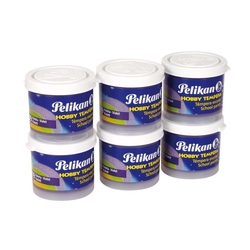 C/6 POTS TEMPERA PELIKAN 40ML COLOR VIOLETA Nº109