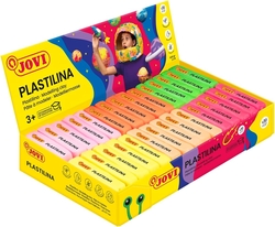 C/30 BARRAS PLASTICINA NEON JOVI 70F PEQUENA 50G. SORTIDO