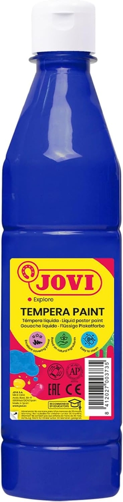 Bote tempera liquida jovi azul ultramar 500 ml