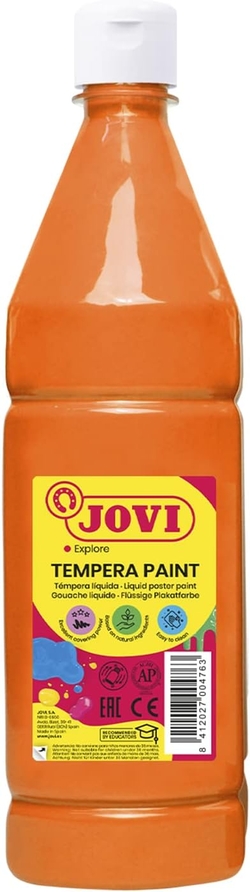 Bote tempera liquida jovi 1000ml naranja