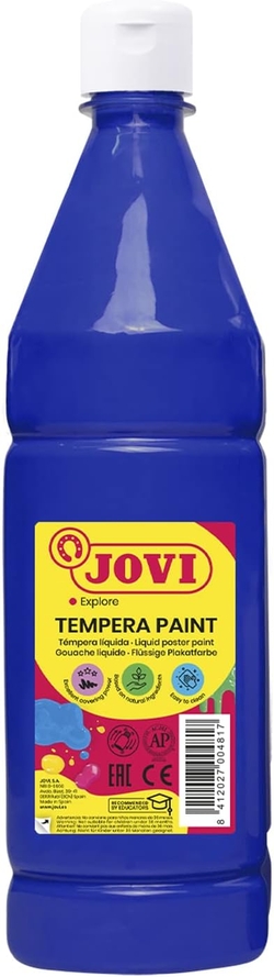 JAR OF LIQUID GUACHE JOVI 1000ML DARK BLUE